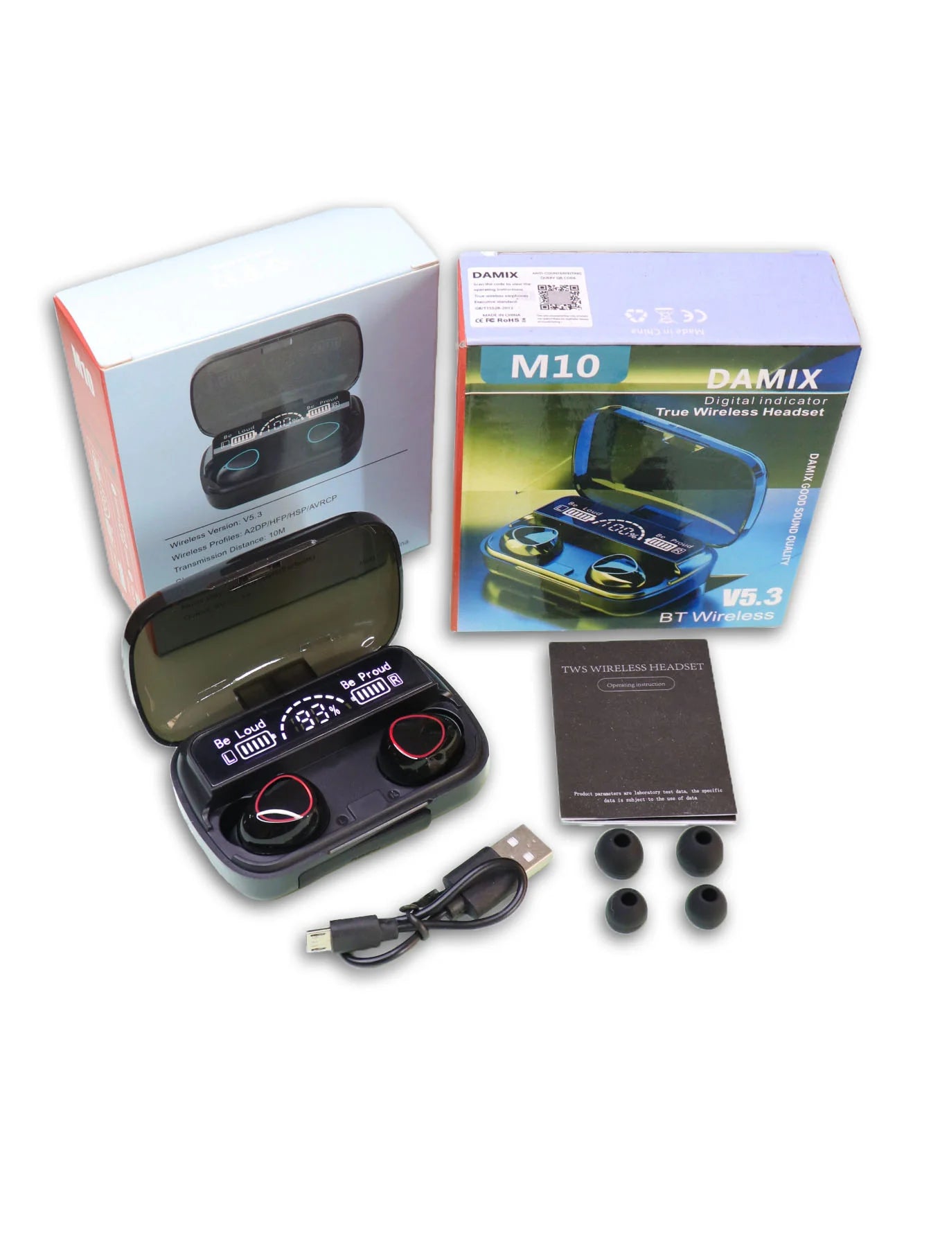 Audífonos Inalámbricos M10 TWS Bluetooth