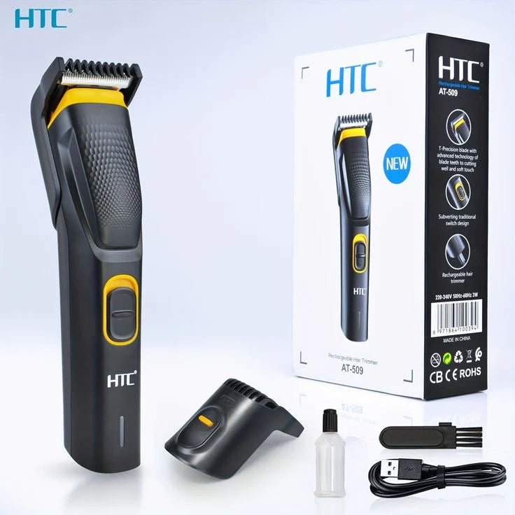 Maquina Afeitadora Portátil Recargable HTC