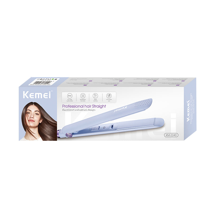 Kemei Mini Plancha de Pelo Portátil